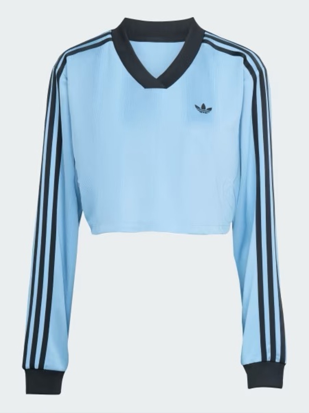 Adidas Adicolor Soccer Jacquard Crop Long Sleeve
